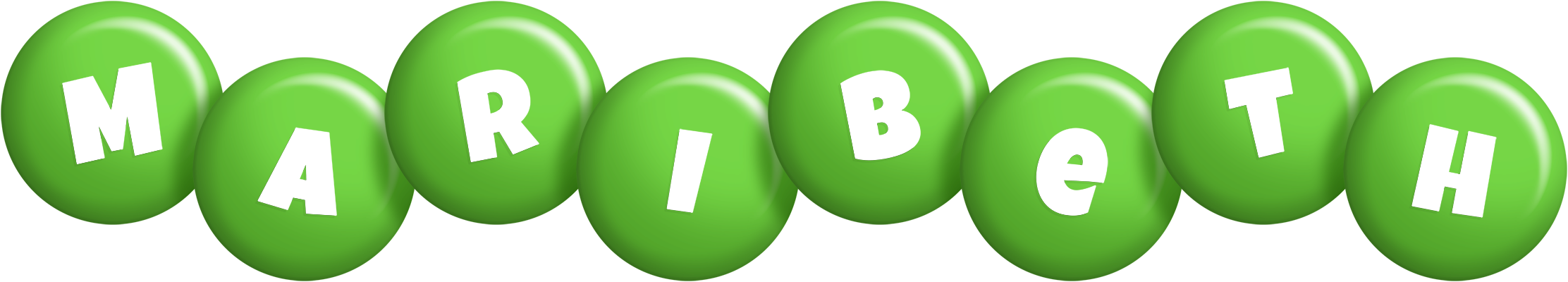 Maribeth candy-green logo