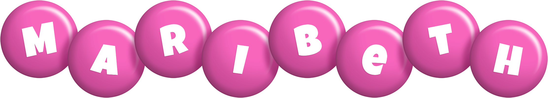 Maribeth candy-pink logo