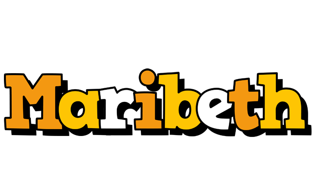Maribeth cartoon logo