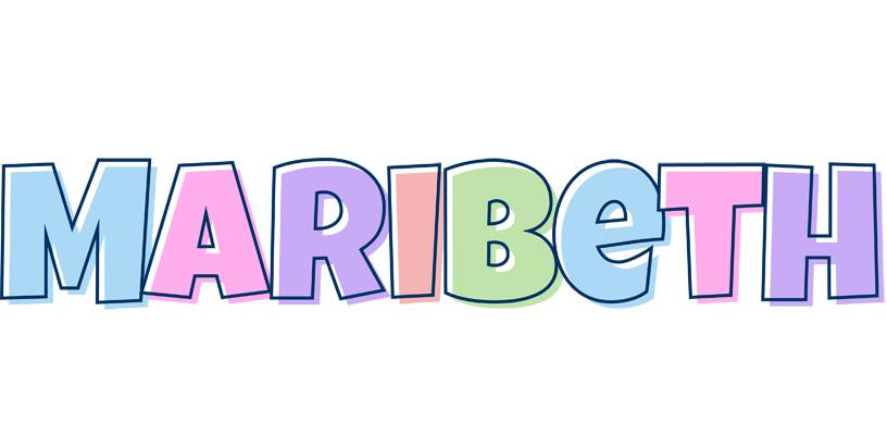 Maribeth pastel logo