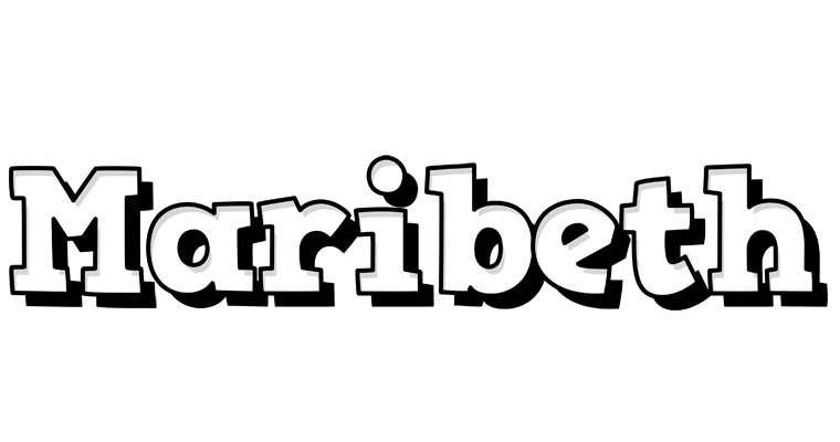 Maribeth snowing logo
