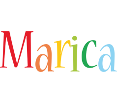 Marica birthday logo