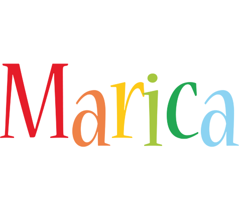 Marica birthday logo