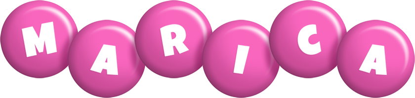 Marica candy-pink logo