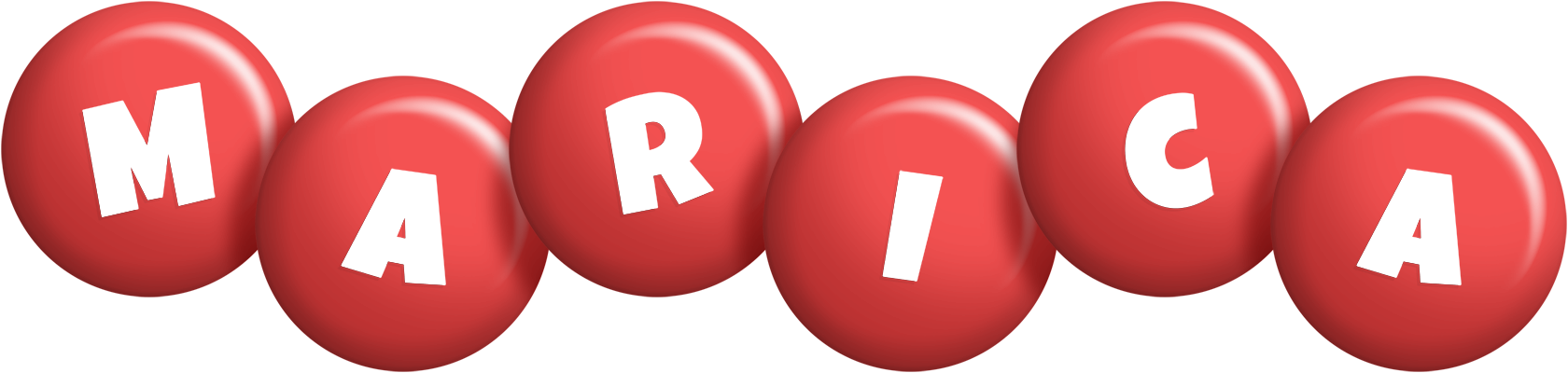 Marica candy-red logo