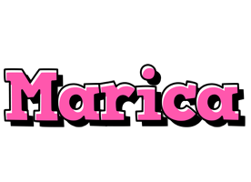 Marica girlish logo