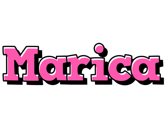 Marica girlish logo