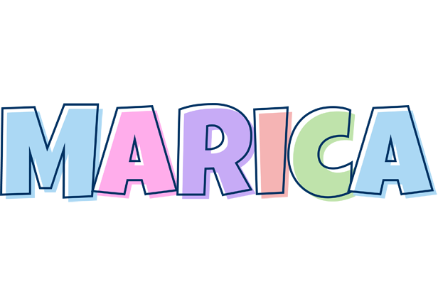 Marica pastel logo