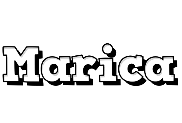 Marica snowing logo
