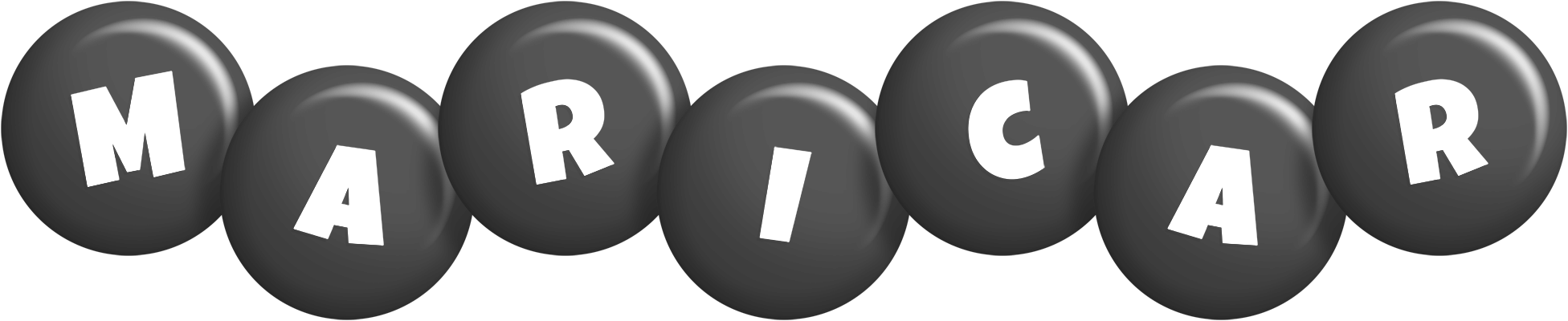Maricar candy-black logo