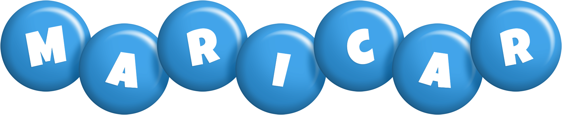 Maricar candy-blue logo