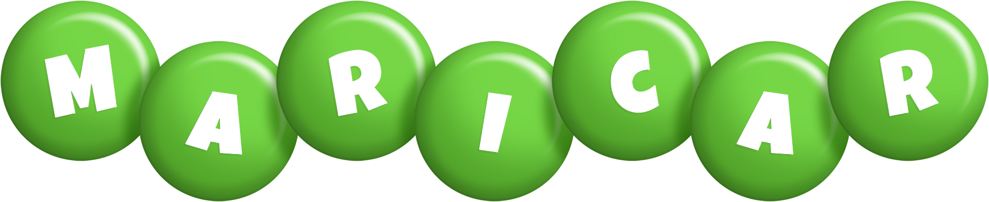 Maricar candy-green logo