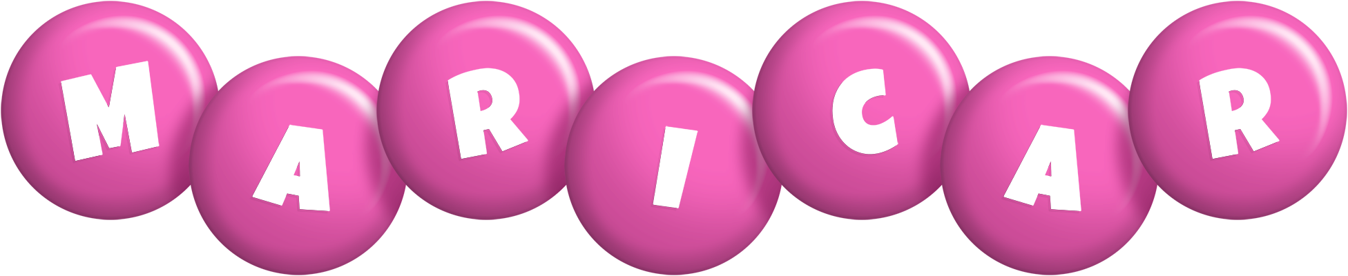 Maricar candy-pink logo