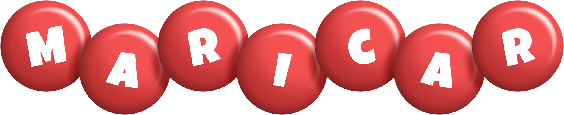 Maricar candy-red logo
