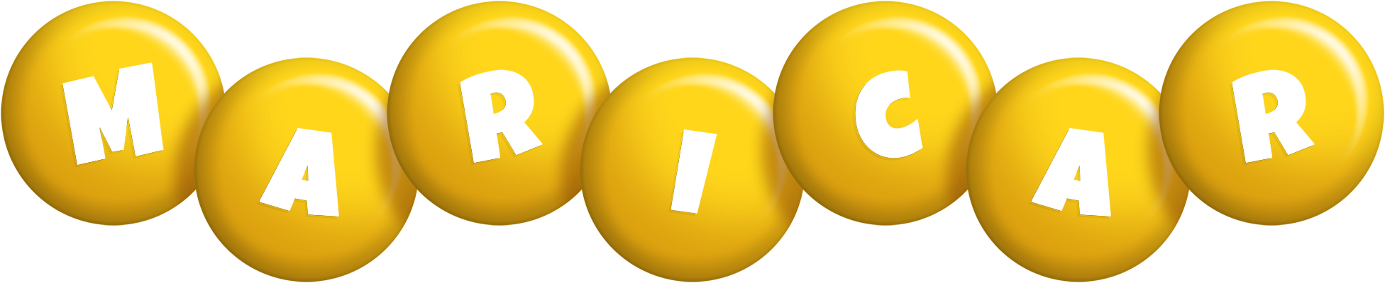 Maricar candy-yellow logo