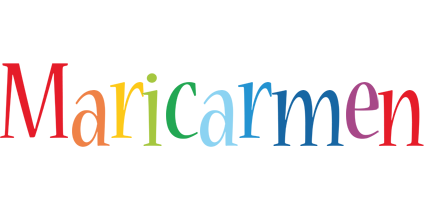 Maricarmen birthday logo