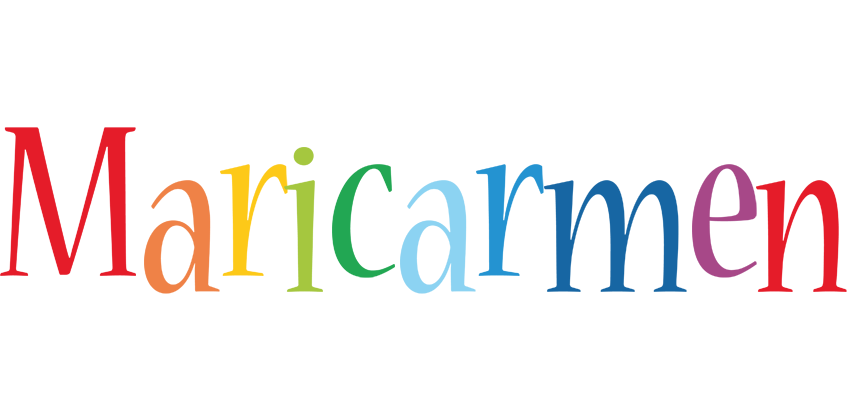 Maricarmen birthday logo