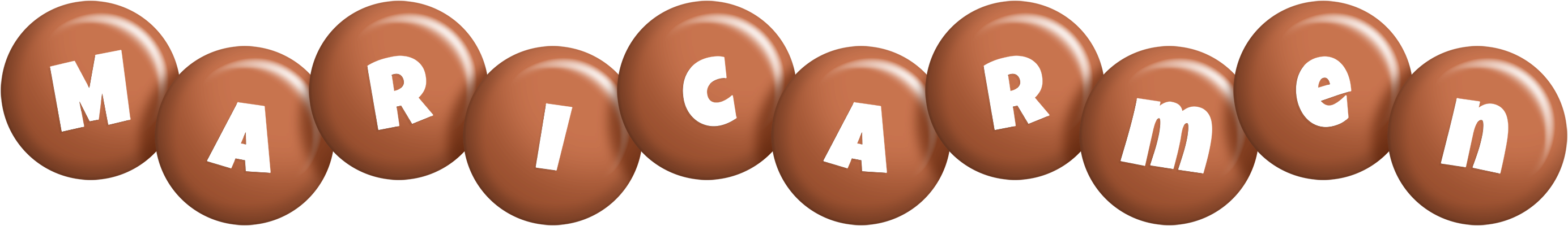 Maricarmen candy-brown logo