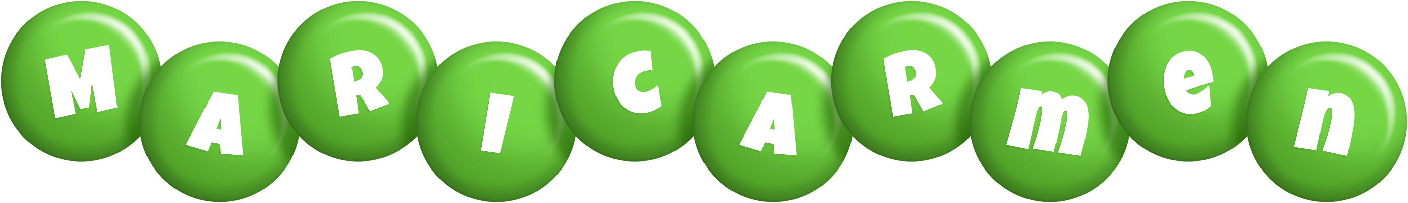 Maricarmen candy-green logo