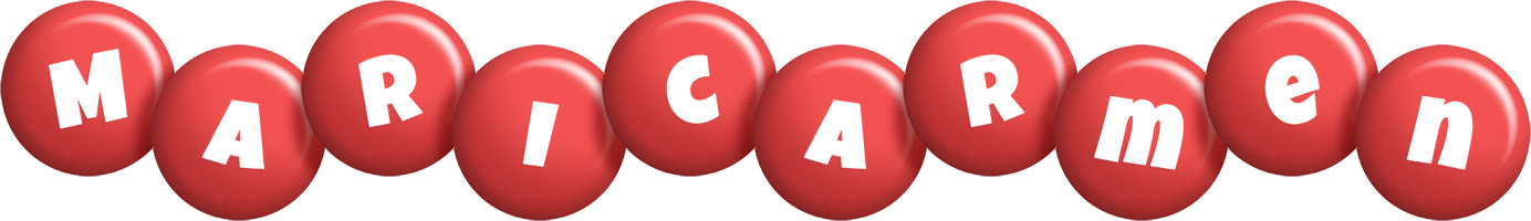 Maricarmen candy-red logo