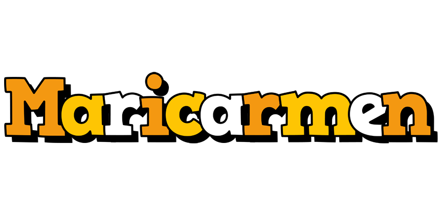 Maricarmen cartoon logo