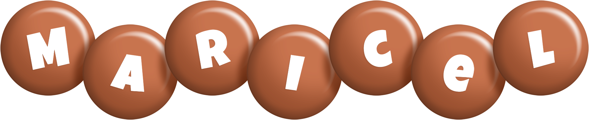 Maricel candy-brown logo