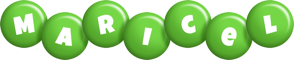 Maricel candy-green logo