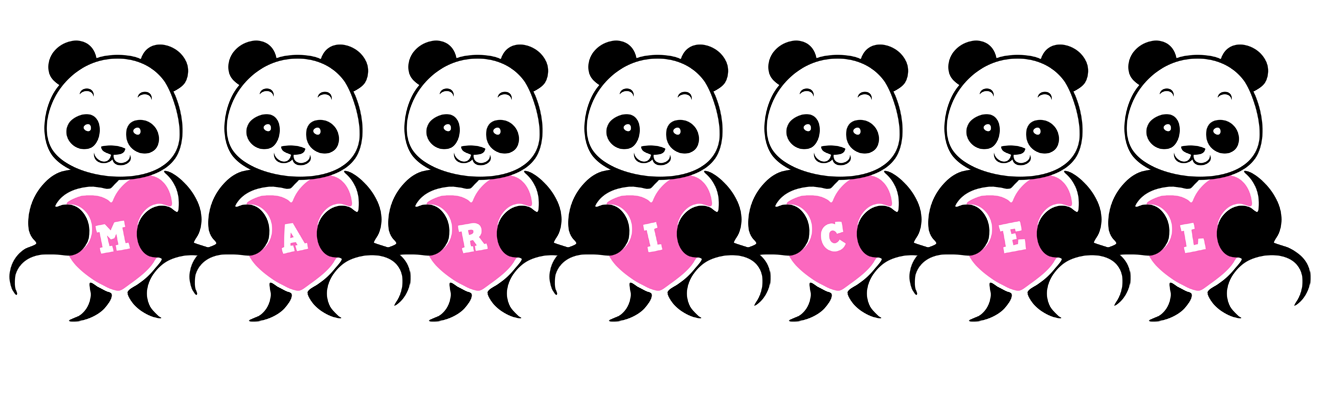 Maricel love-panda logo