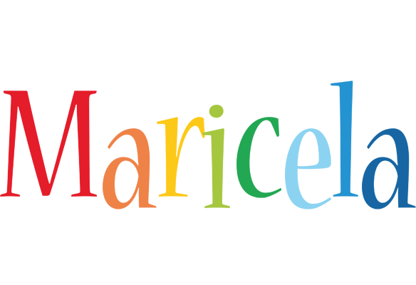 Maricela birthday logo