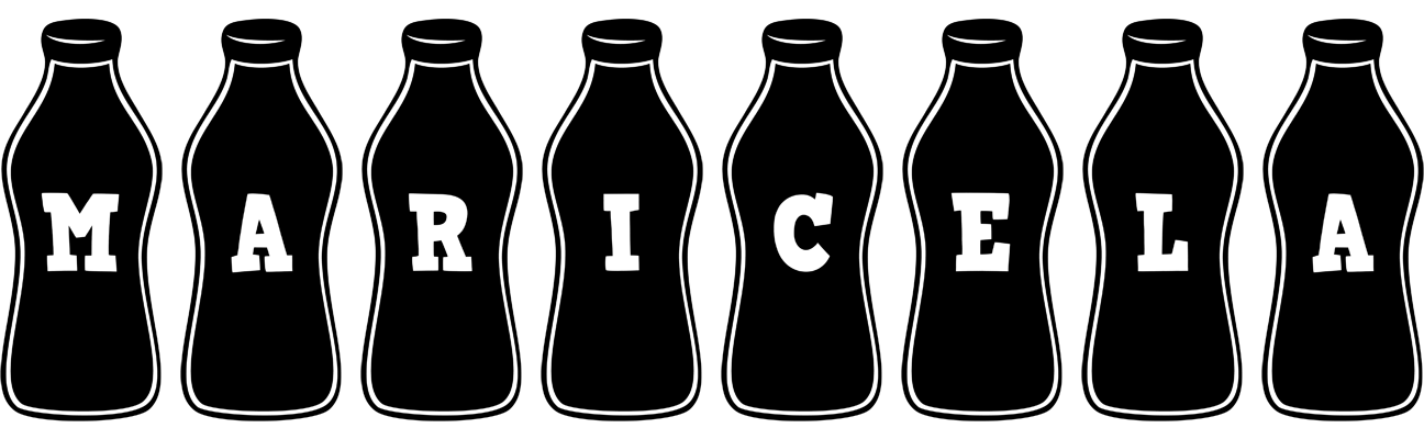 Maricela bottle logo