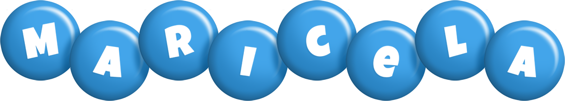 Maricela candy-blue logo