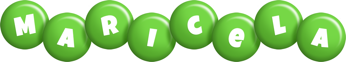 Maricela candy-green logo