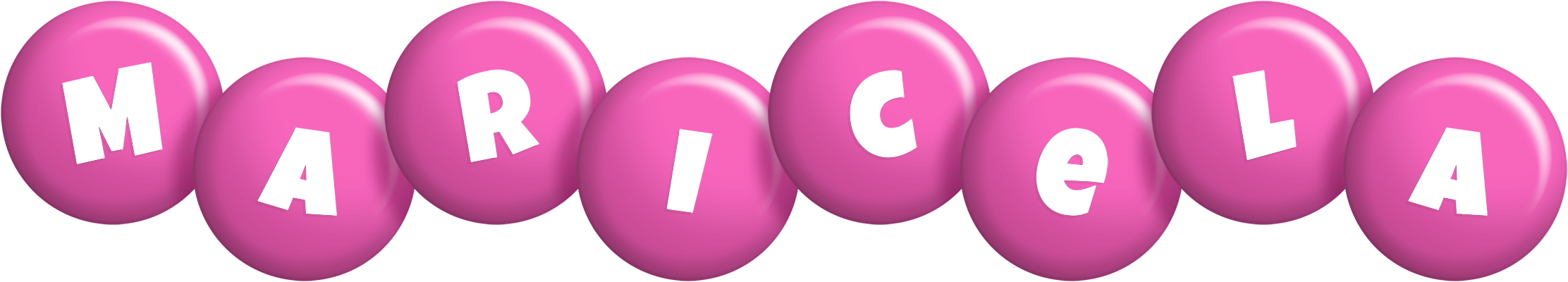 Maricela candy-pink logo