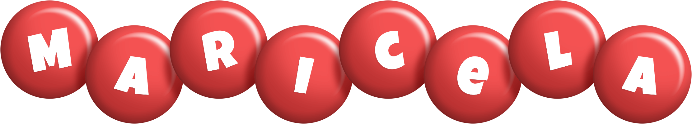 Maricela candy-red logo