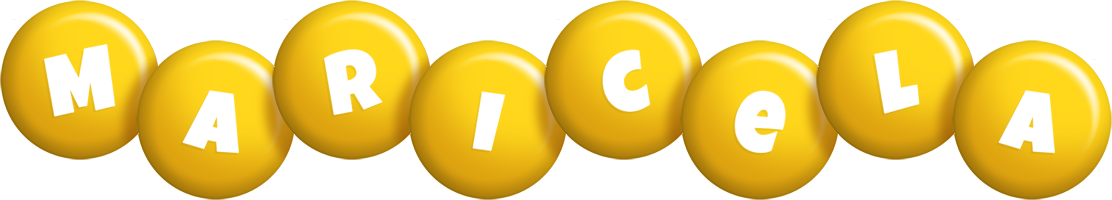 Maricela candy-yellow logo