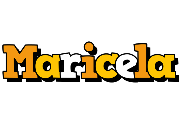 Maricela cartoon logo