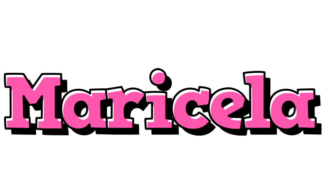 Maricela girlish logo