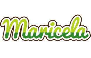 Maricela golfing logo