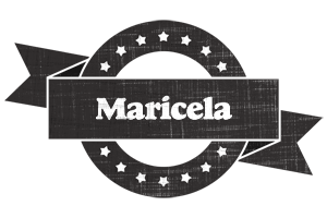 Maricela grunge logo