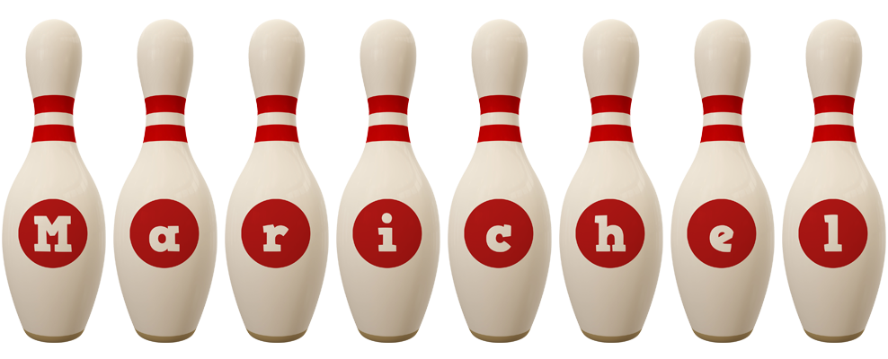 Marichel bowling-pin logo