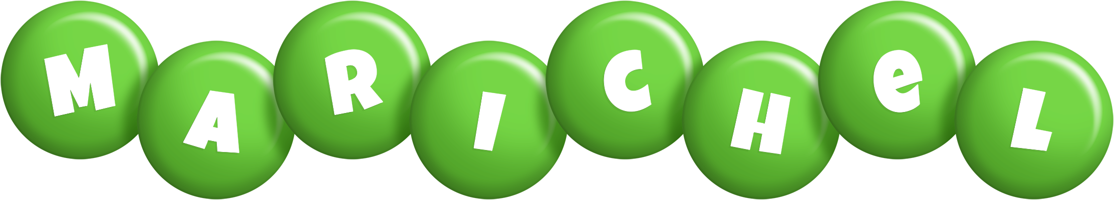 Marichel candy-green logo