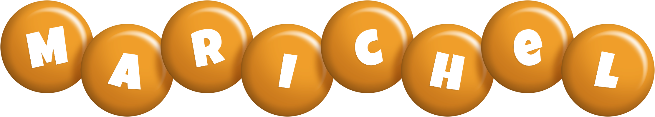 Marichel candy-orange logo