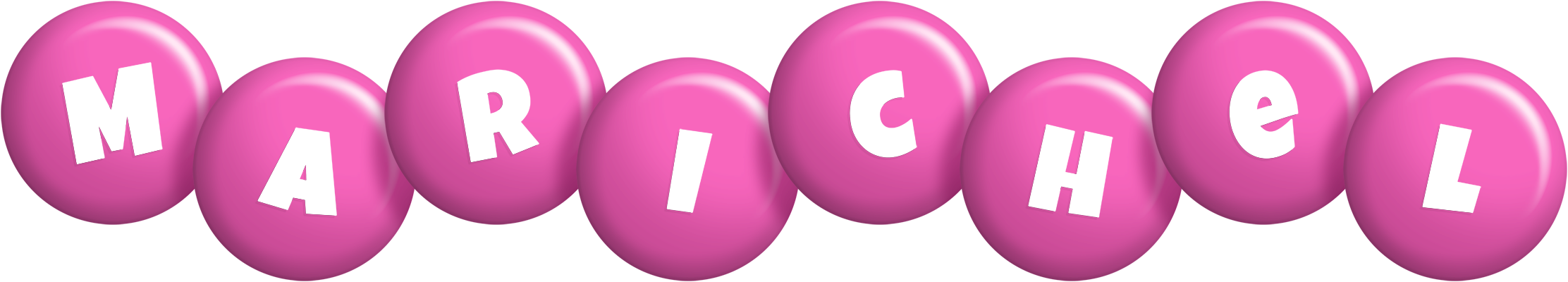 Marichel candy-pink logo