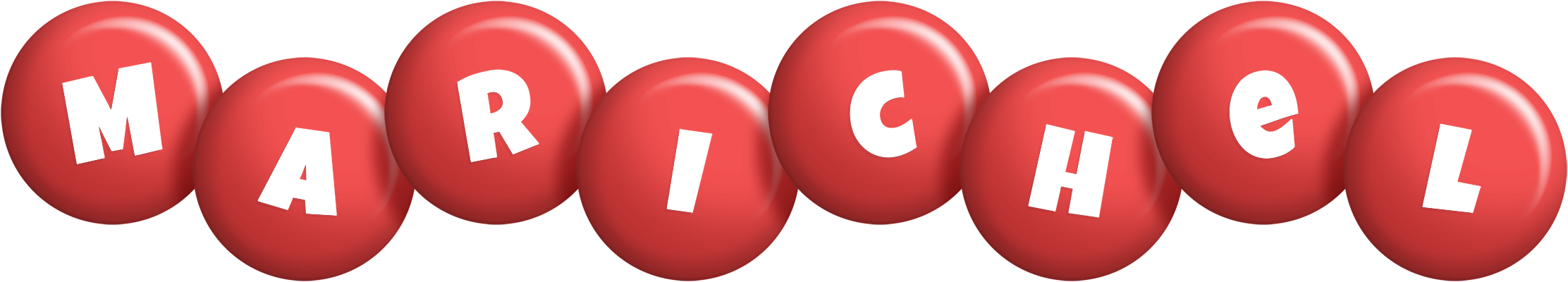 Marichel candy-red logo