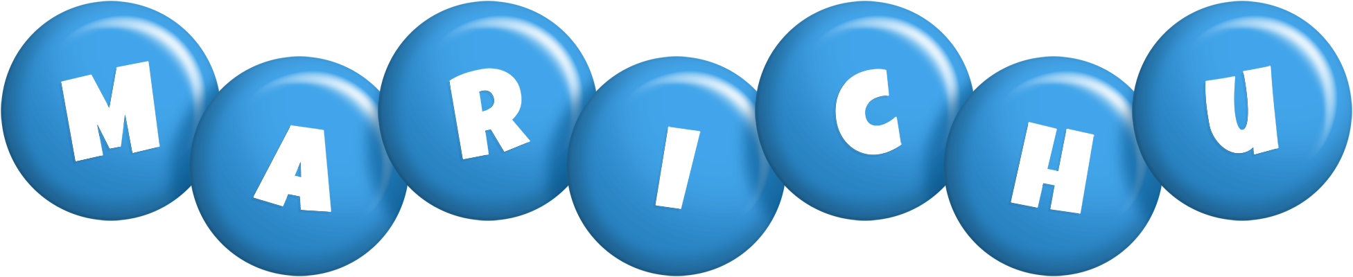 Marichu candy-blue logo