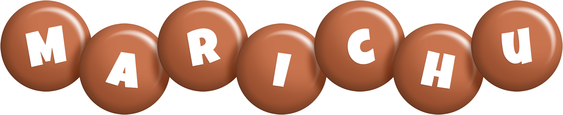 Marichu candy-brown logo