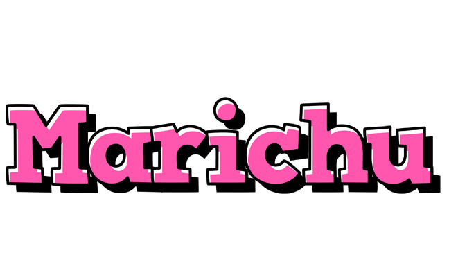 Marichu girlish logo