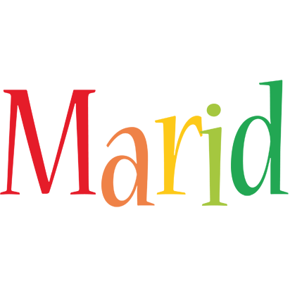 Marid birthday logo