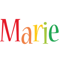 Marie birthday logo