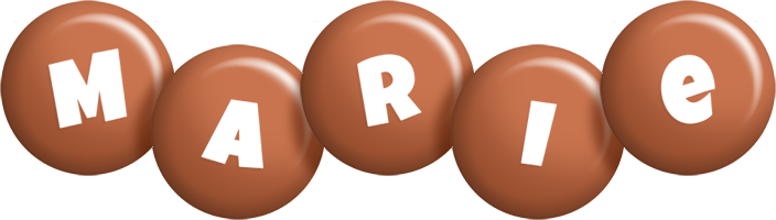 Marie candy-brown logo